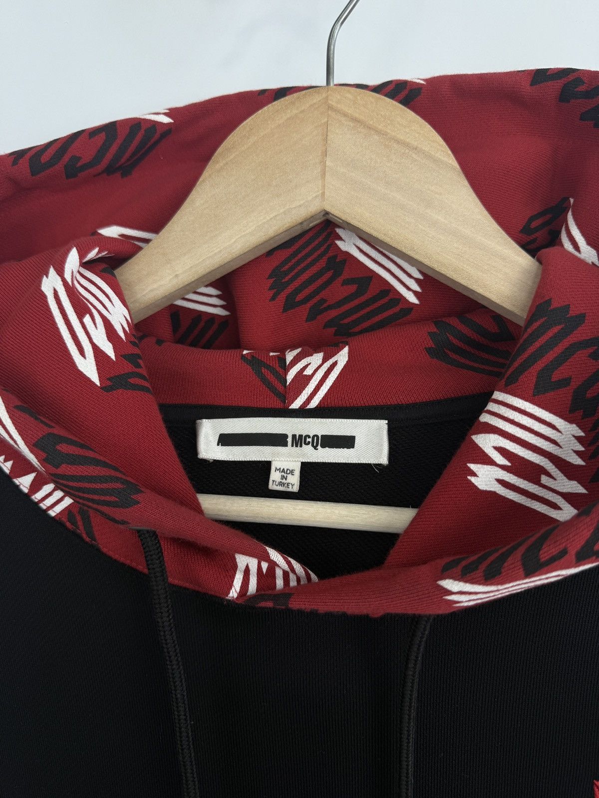 Alexander McQueen 🇮🇹 Y2K Alexander McQueen MCQ Black Hoodie Rare Retro Size US XL / EU 56 / 4 - 11 Thumbnail