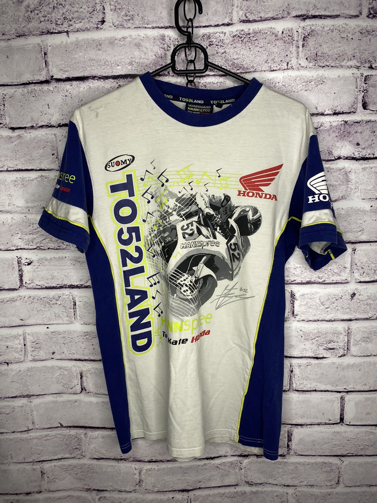 Honda T-shirt Vintage men's Honda Ten Kate tee racing cars Size US S / EU 44-46 / 1 - 1 Thumbnail
