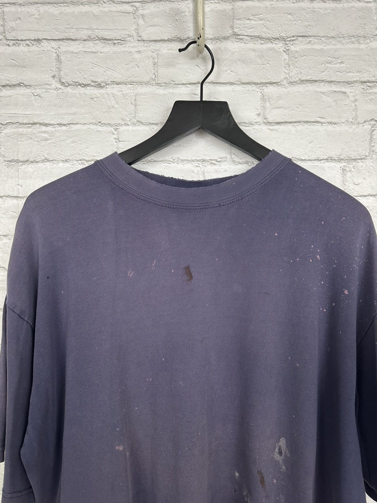 Vintage (3XL) BEAUTIFULLY THRASHED BURN OUT Vintage T Shirt Size US XXL / EU 58 / 5 - 4 Thumbnail