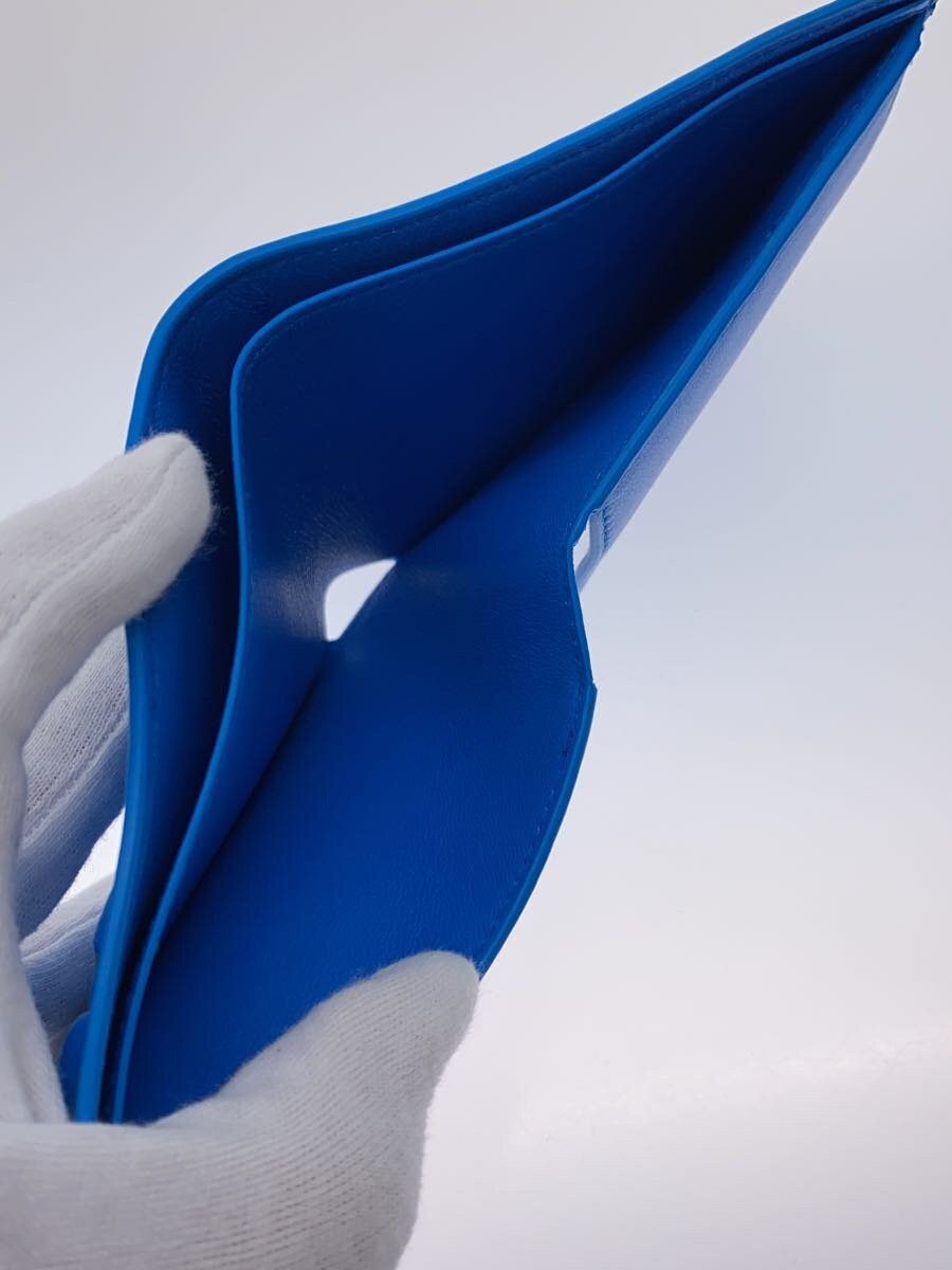 Balenciaga Balenciaga Leather Bi-Fold Wallet Blue Size ONE SIZE - 6 Thumbnail
