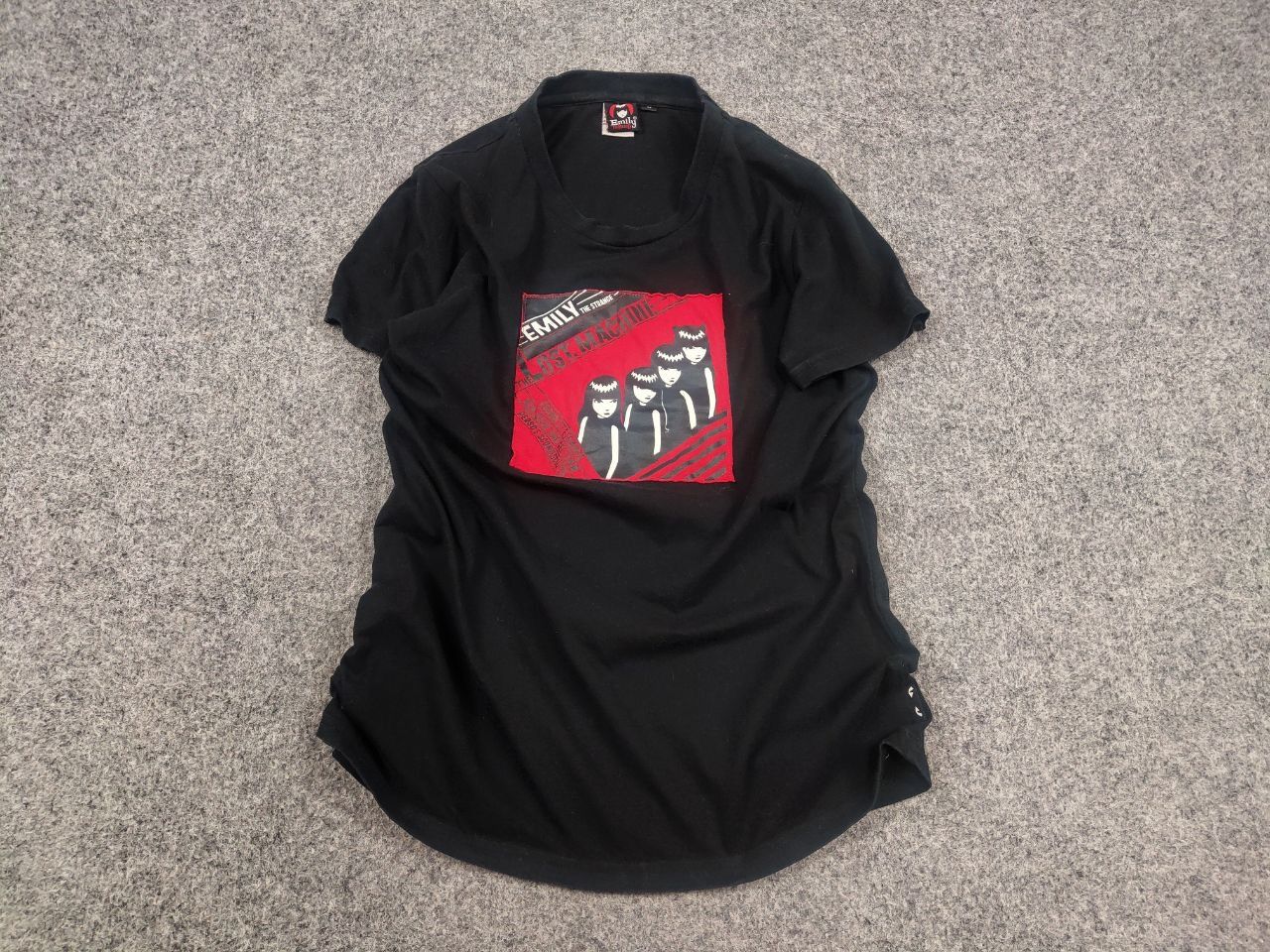 Hysteric Glamour Emily the Strange Vintage Y2K Style Logo Black T shirt Tee Size M / US 6-8 / IT 42-44 - 2 Thumbnail