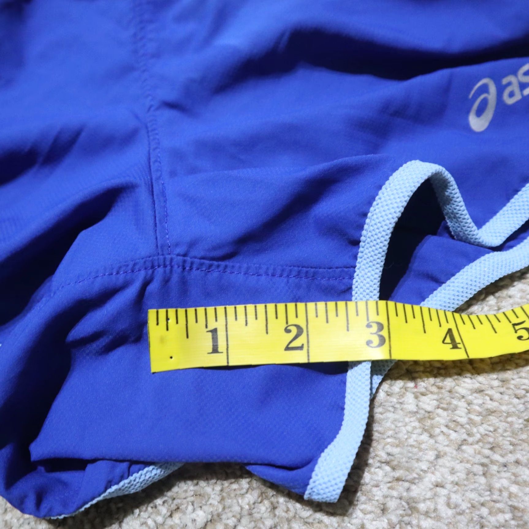 Asics ASICS Shorts Women XS Blue Running Athletic Womens Size 26" / US 2 / IT 38 - 3 Thumbnail
