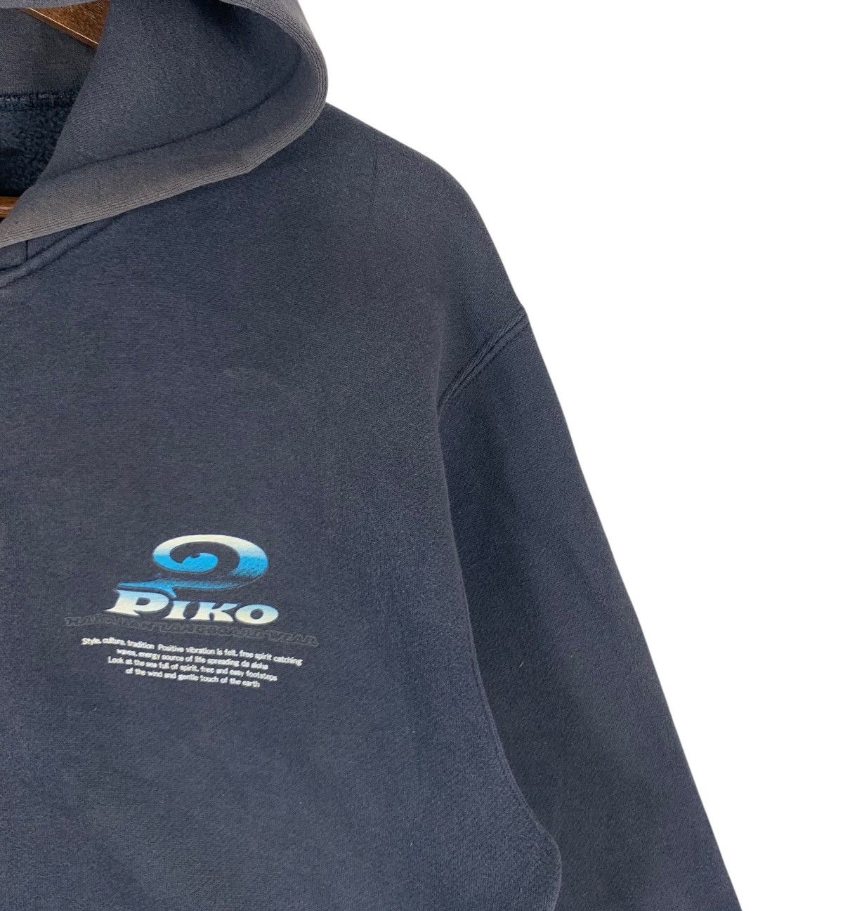 Vintage VINTAGE PIKO SURF HAWAII ZIPPER HOODIE SWEATER FADED Size US L / EU 52-54 / 3 - 9 Thumbnail