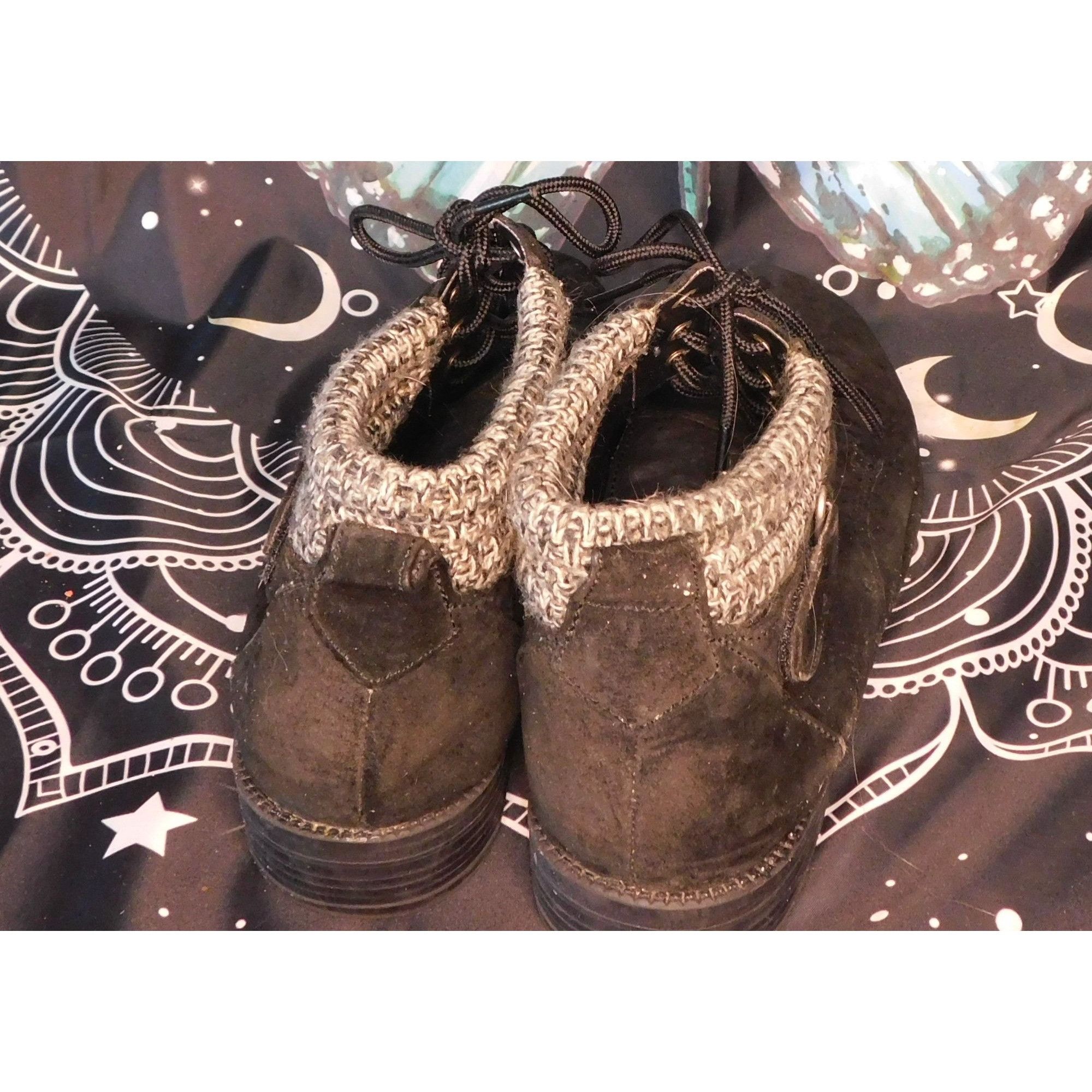 Other Black Original Rugged Outback Ankle Boots Size US 12 / IT 42 - 5 Thumbnail