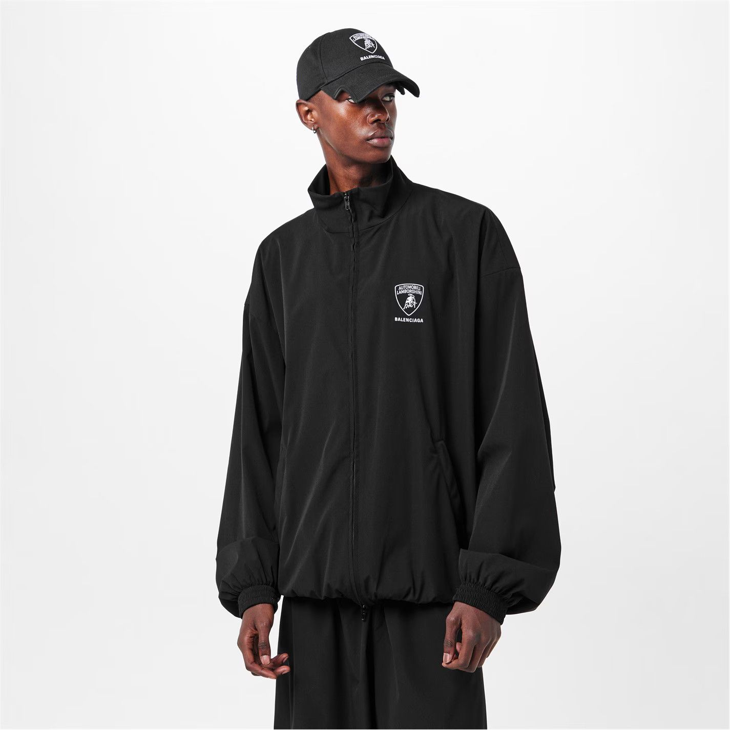 Balenciaga o1g2r1mq0226 Lamborghini Tracksuit Jacket In Black Size US S / EU 44-46 / 1 - 3 Thumbnail