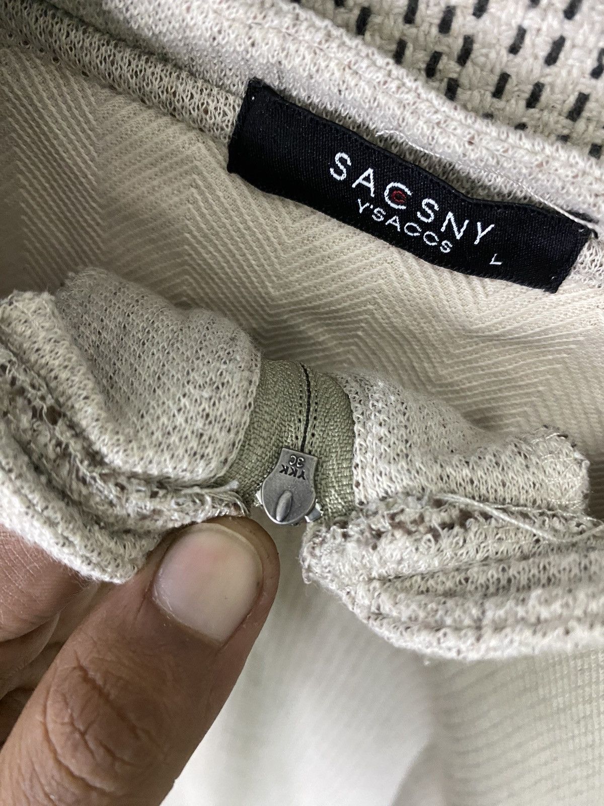 Japanese Brand × Vintage × Yohji Yamamoto Yojhi yamamoto sacsny y’saccs Japanese brand very rare Size US L / EU 52-54 / 3 - 4 Thumbnail