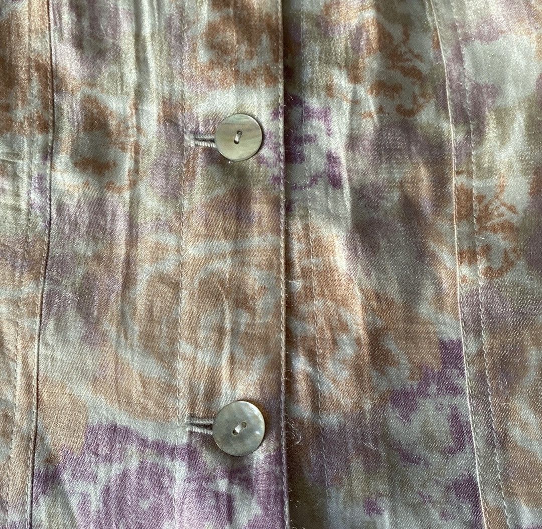 Vintage Ruby Rd., Vintage, Pastel, Rose Print, Lightweight Jacket Size S / US 4 / IT 40 - 12 Thumbnail