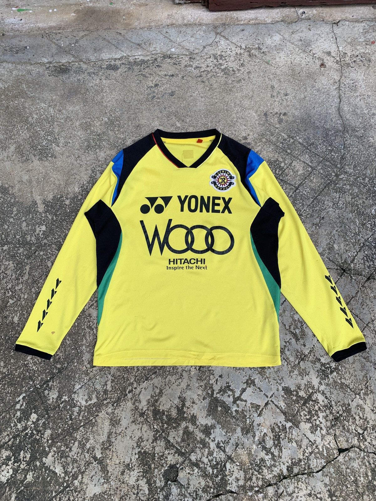 Japanese Brand Yonex Kashiwa Reysol J-League Football Longsleeve Jersey Size US M / EU 48-50 / 2 - 1 Thumbnail