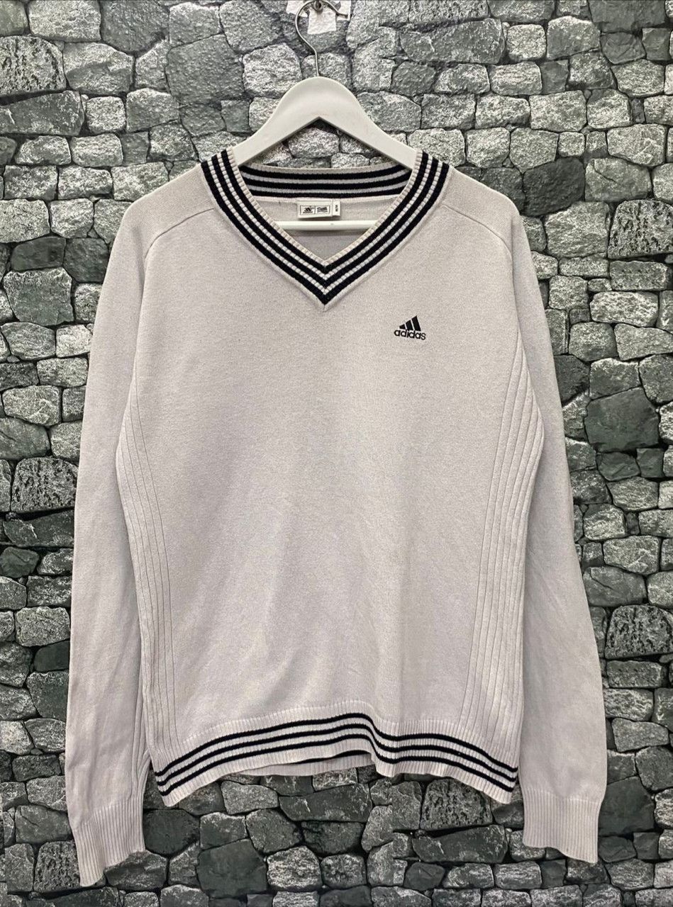 Adidas 💥 Best Offer💥 Vintage Adidas Knitwear Cardigan Size US M / EU 48-50 / 2 - 1 Thumbnail