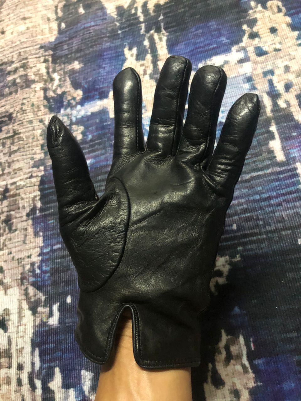 Giorgio Armani Giorgio Armani Mainline Leather Gloves Tag Size -M Size ONE SIZE - 6 Thumbnail