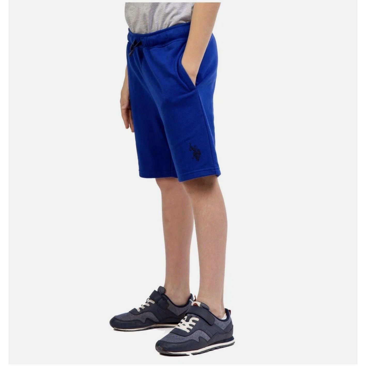 U.S. Polo Assn. U. S. Polo Assn. BOYS Basic French Terry Shorts Medium Blue Size US 26 / EU 42 - 2 Thumbnail