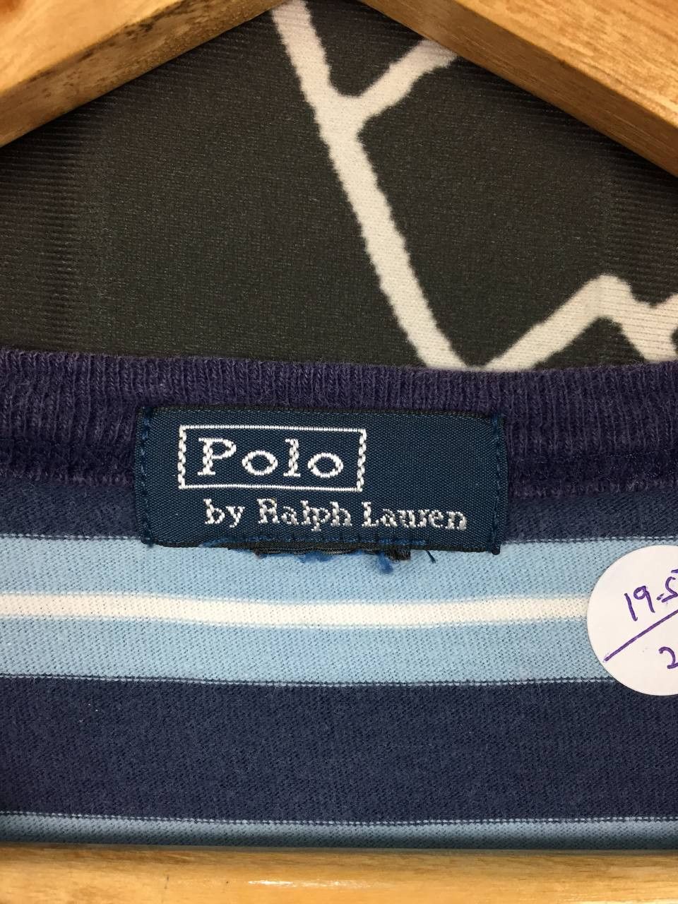 Polo Ralph Lauren × Vintage Vtg Polo Ralph Lauren Small Logo Striped Pocket Tee Size US M / EU 48-50 / 2 - 6 Thumbnail