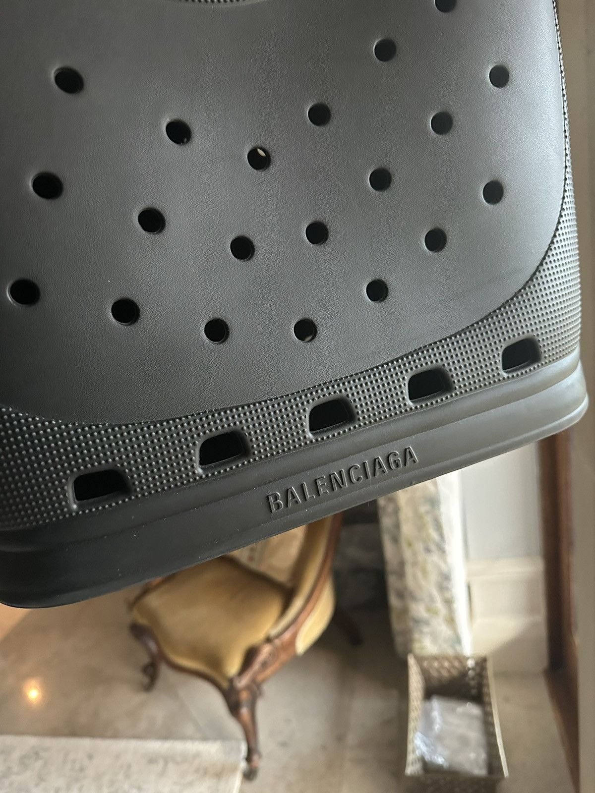 Balenciaga $1250 FW22 Balenciaga Crocs black tote bag Demna Size ONE SIZE - 16 Thumbnail