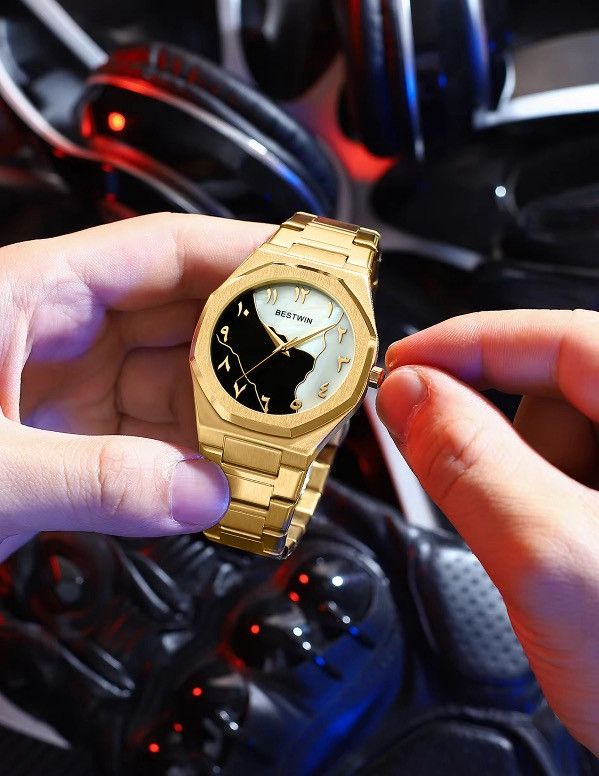 Other Arabic Number Luxury Watch - Unique Design, Trendy, Size ONE SIZE - 3 Thumbnail