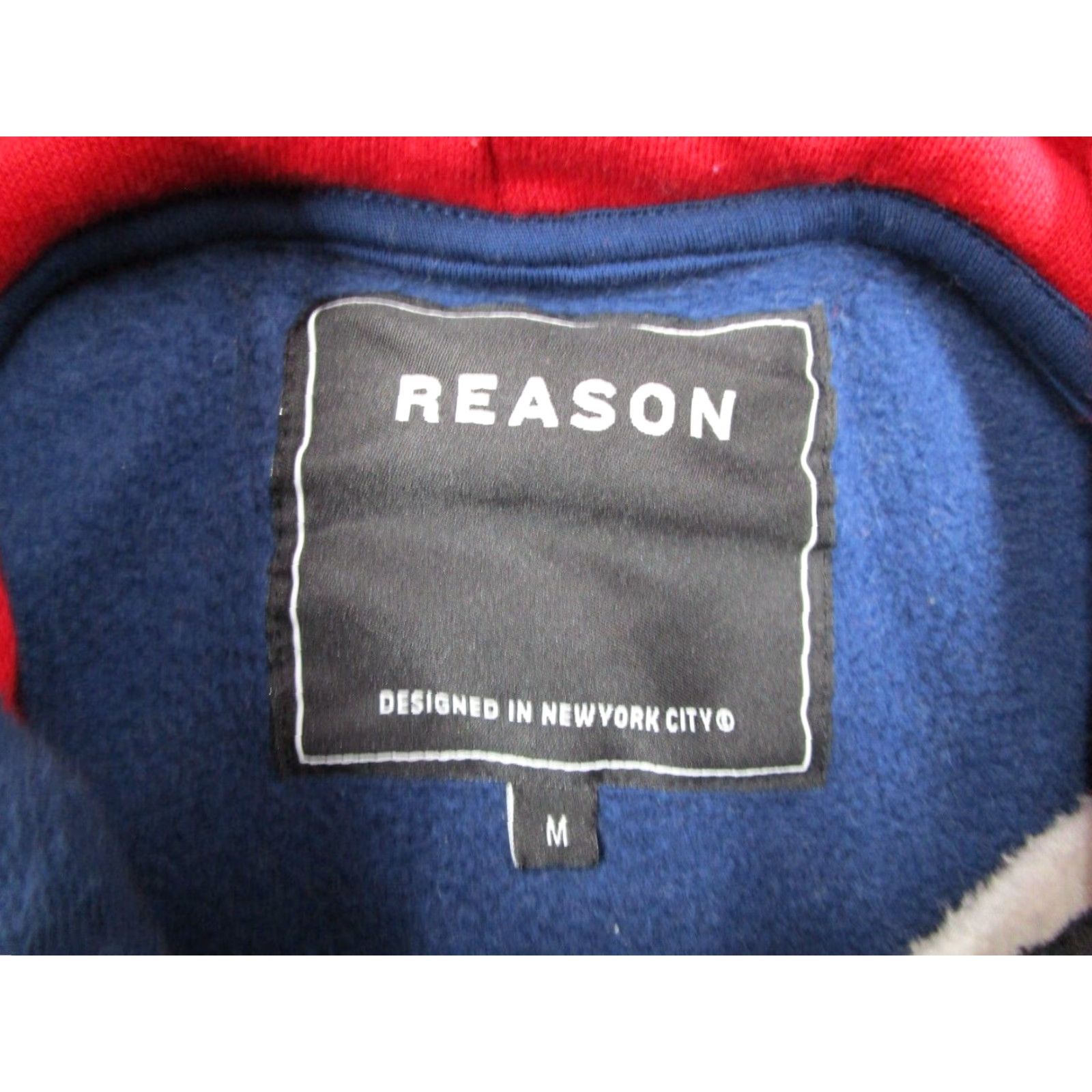 Reason Reason Men's Medium Multicolor Graphic Pullover Fleece Hoodie Size US M / EU 48-50 / 2 - 3 Thumbnail