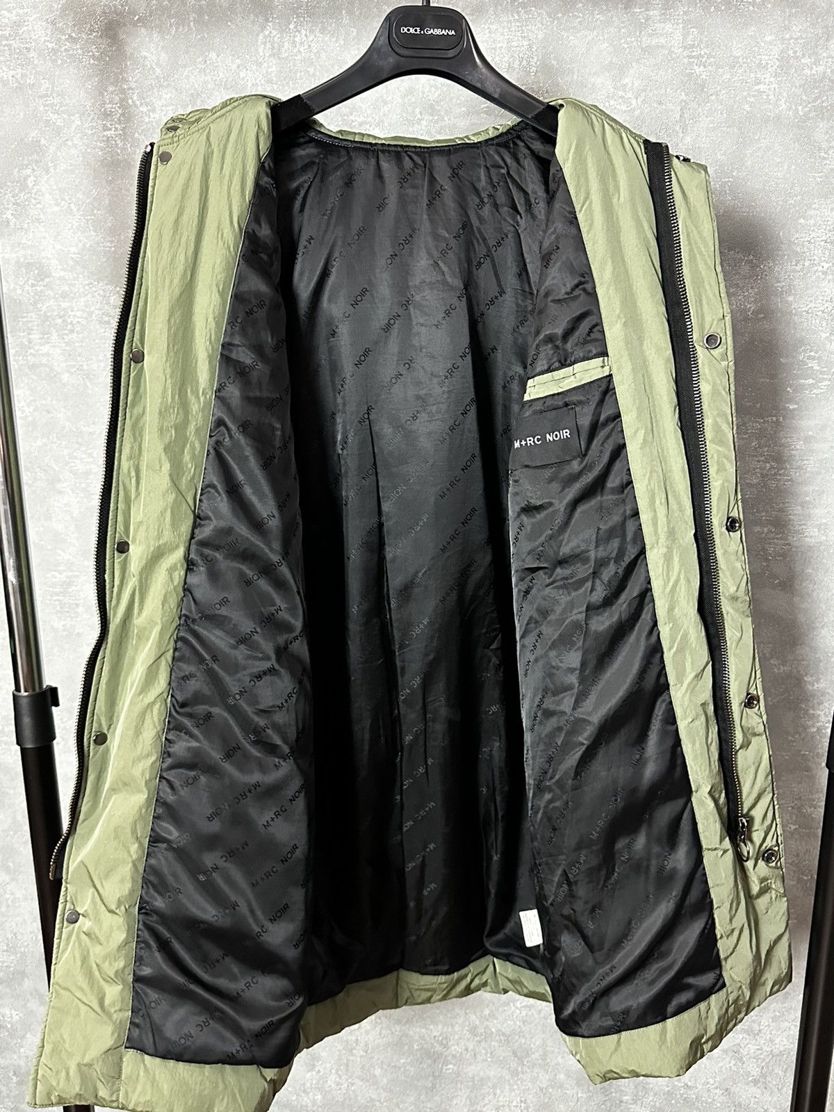 M+Rc Noir M+RC Noir Green Full Zip Insulated Big Logo Hooded Jacket Size US M / EU 48-50 / 2 - 17 Thumbnail