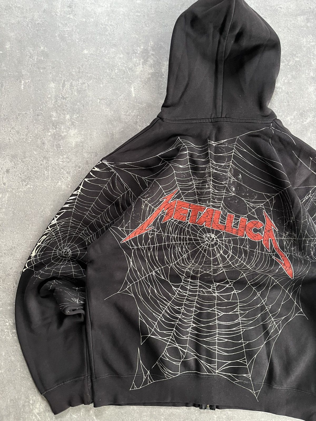 Metallica 2010 Metallica Web AOP Printed Rare Zip Hoodie M Size US M / EU 48-50 / 2 - 13 Thumbnail