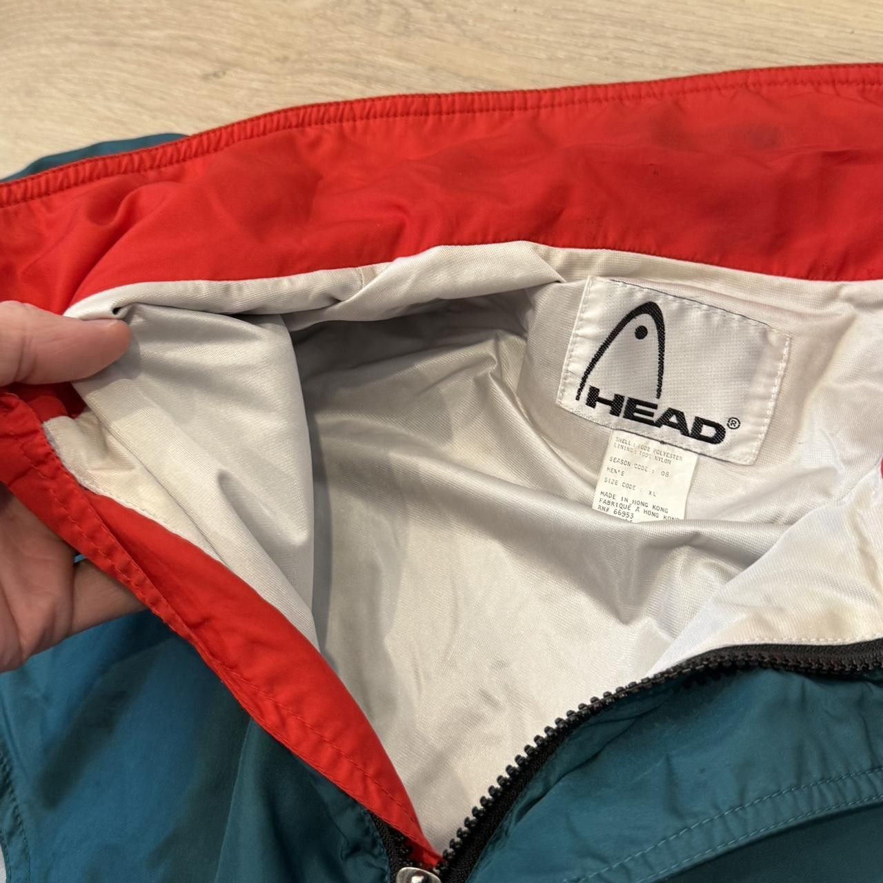 Vintage Head Sportswear Windbreaker Jacket 90s Colorful