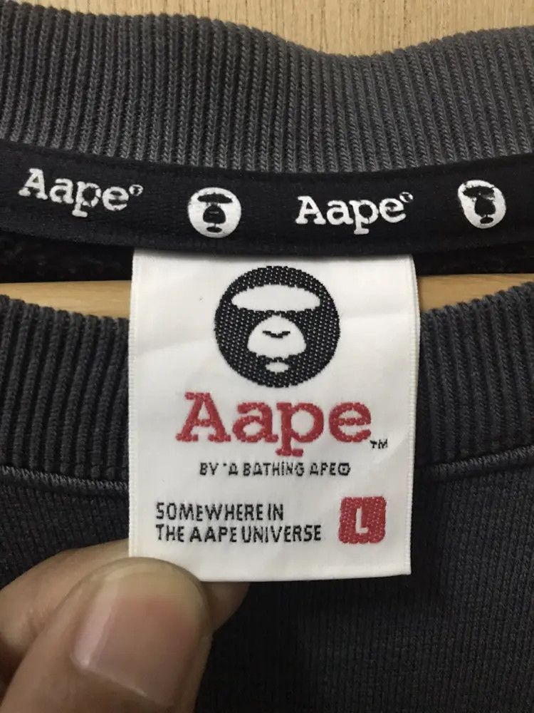 Aape Aape by A Bathing Ape x Apunvs Sun Faded Sweatshirts Size US L / EU 52-54 / 3 - 6 Thumbnail