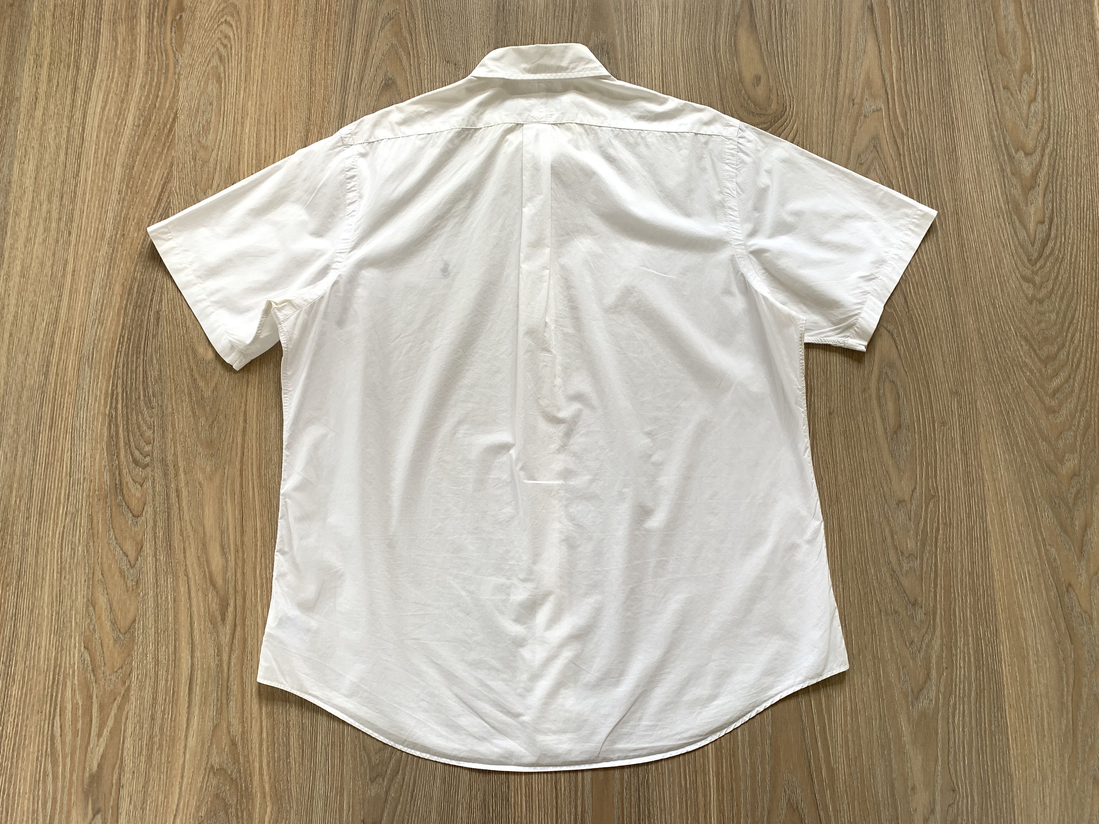 Polo Ralph Lauren × Ralph Lauren × Vintage Polo Ralph Lauren Vintage Cotton Short Sleeve Shirt Size US XL / EU 56 / 4 - 3 Thumbnail