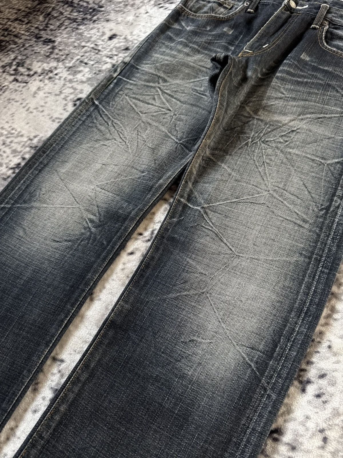 Edwin Edwin 502 Sulfur Denim Shadow Wash Jeans Size US 30 / EU 46 - 5 Thumbnail