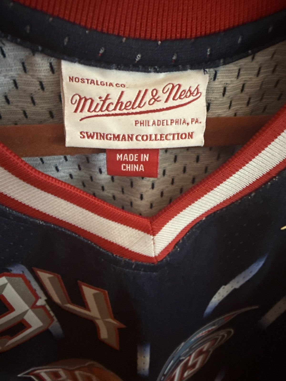 Mitchell & Ness × Vintage Mitchell and Hakeem Olajuwon jersey Size US M / EU 48-50 / 2 - 5 Thumbnail