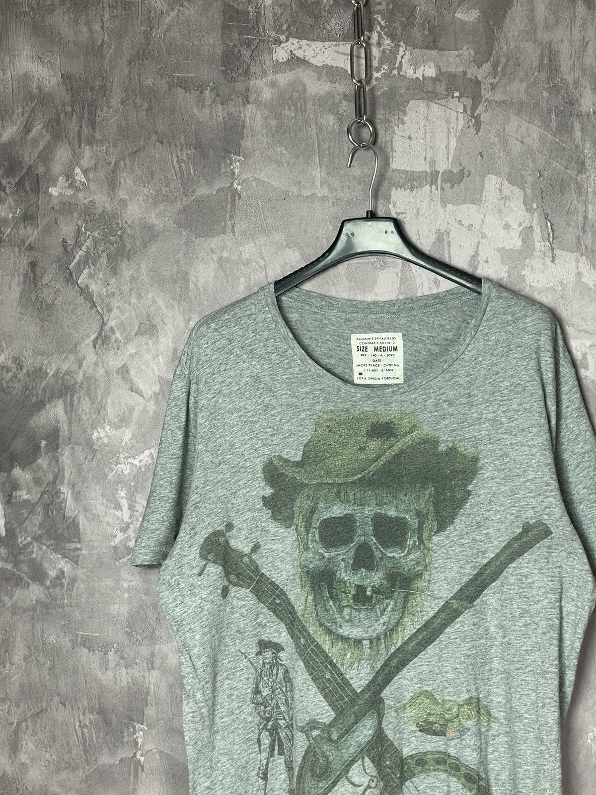 Allsaints × Vintage T-shirt Vintage Allsaints Distressed Faded Art Graffiti Rare Size US M / EU 48-50 / 2 - 3 Thumbnail