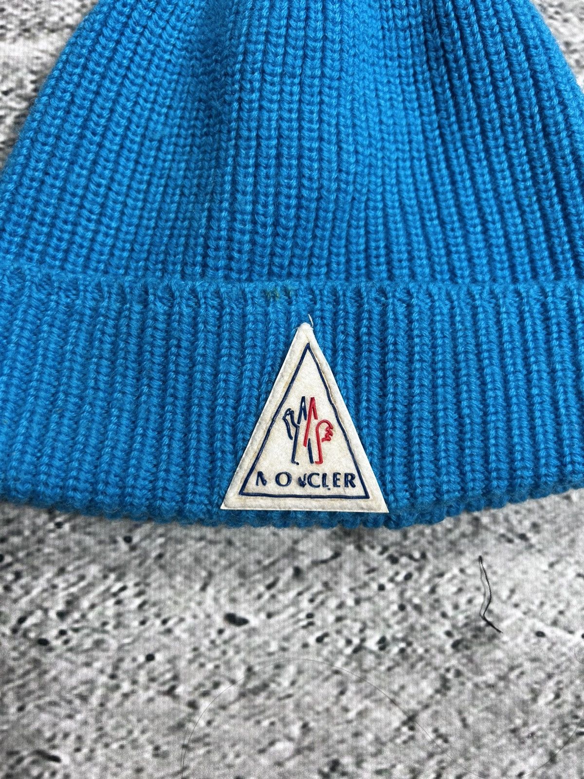 Moncler Moncler beanie vintage blue wool 80s Size ONE SIZE - 2 Thumbnail
