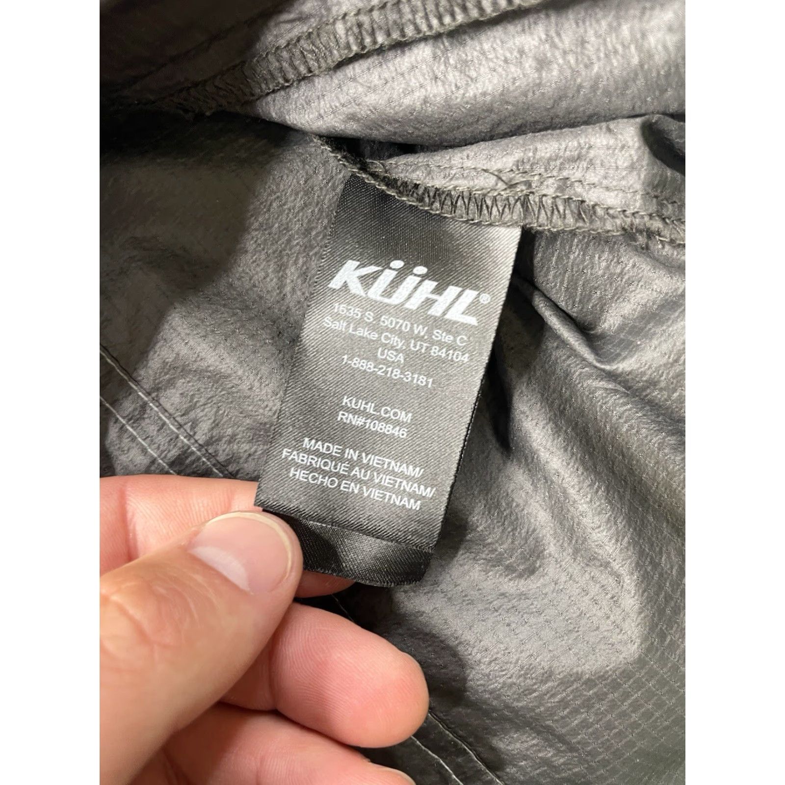 Vintage KUHL Parajax Jacket Windbreaker Lightweight Nylon Gray Womens XS Regular Zip Mid-Length Size XS / US 0-2 / IT 36-38 - 7 Thumbnail