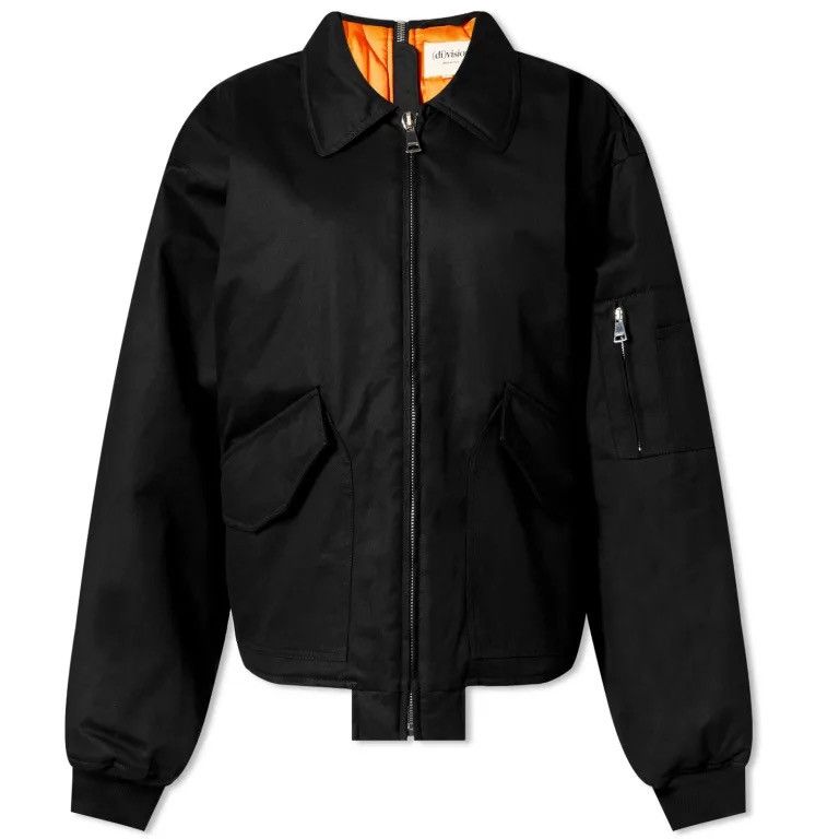 di)vision Bomber Jacket 高けれ ブラック021SS22-1