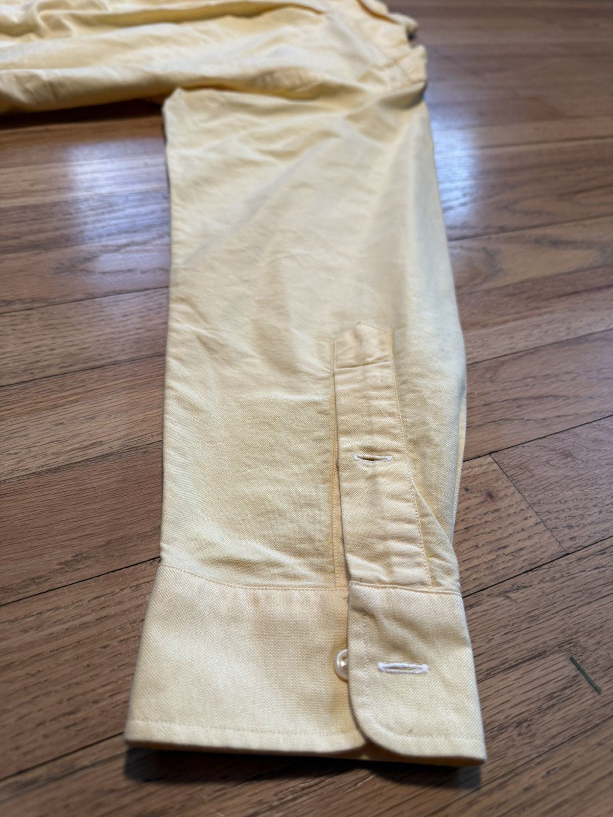 Ralph Lauren × Vintage Vintage 90's Ralph Lauren Yarmouth Oxford Yellow Mens Size US M / EU 48-50 / 2 - 8 Thumbnail