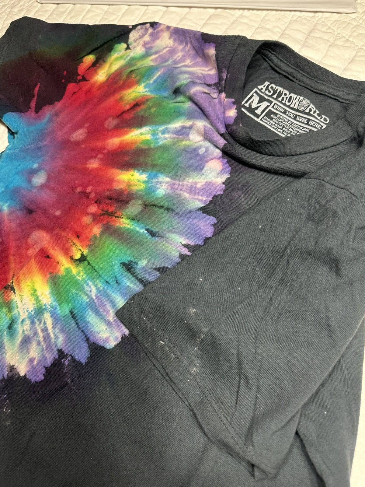 Travis Scott Travis Scott Europe Exclusive Astro Tour Tee Tie Dye/ Medium Size US M / EU 48-50 / 2 - 5 Thumbnail