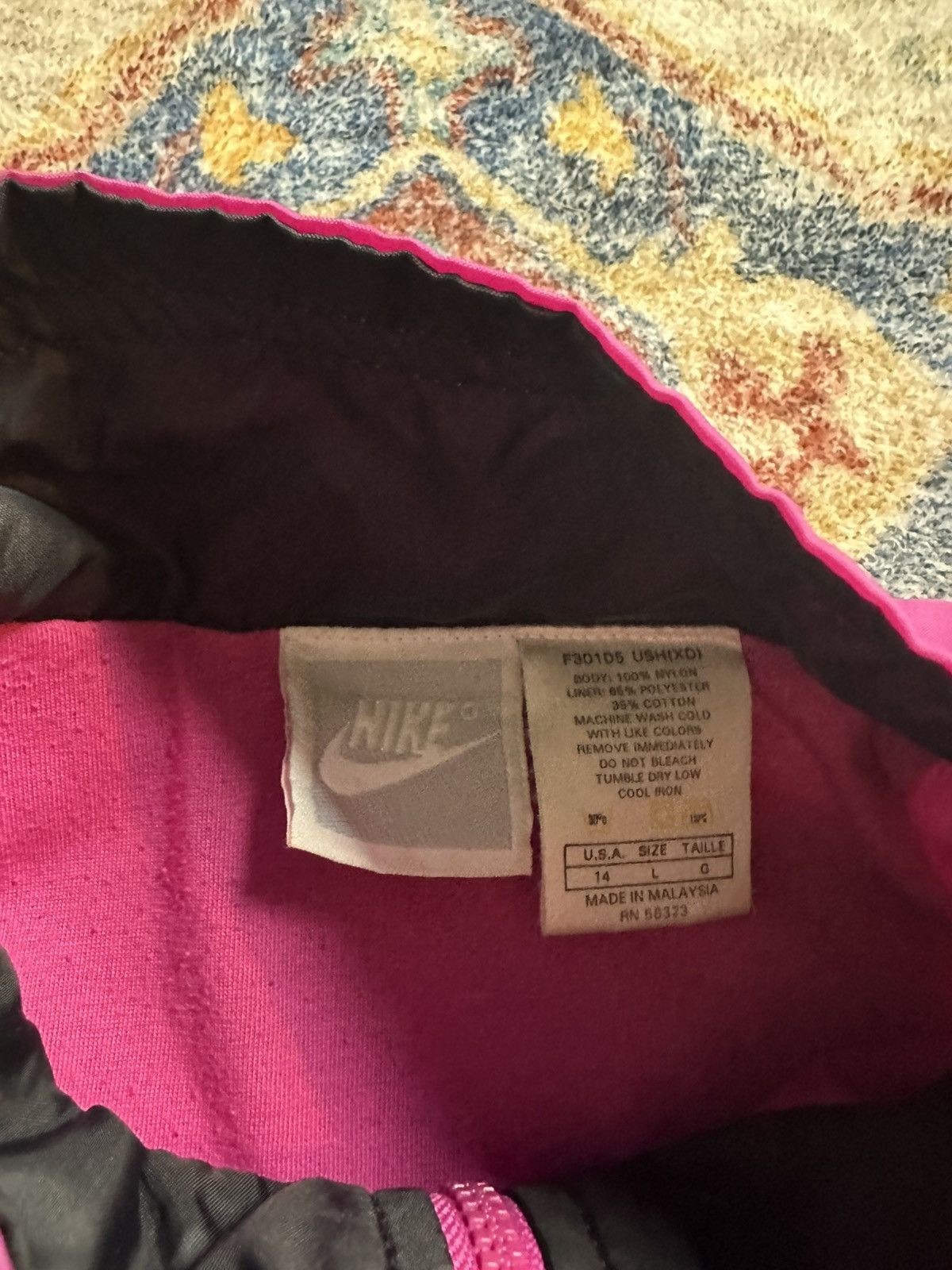 Nike Vintage Nike Abstract Zip-up Jacket Large Size L / US 10 / IT 46 - 3 Thumbnail