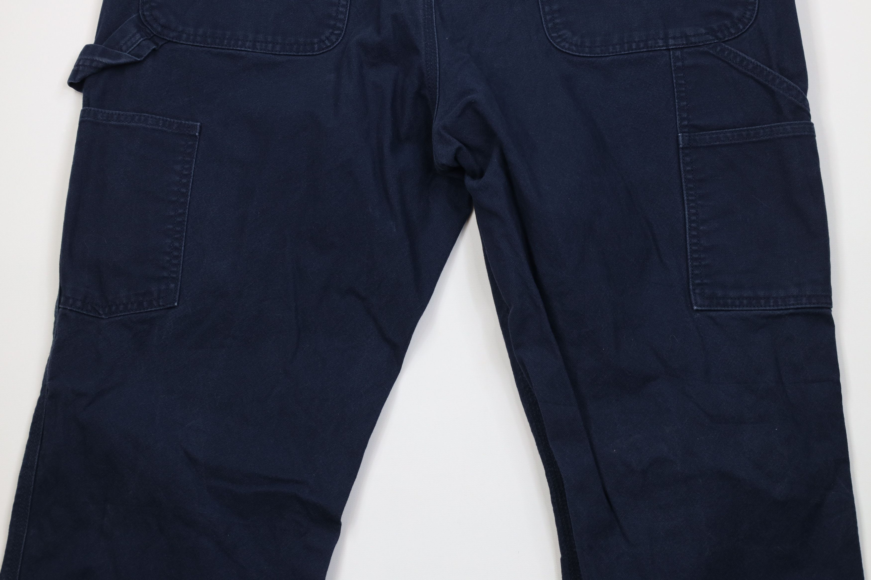 Carhartt Vintage Y2K Carhartt Fit Wide Leg Dungaree Pants Blue Size US 38 / EU 54 - 11 Thumbnail