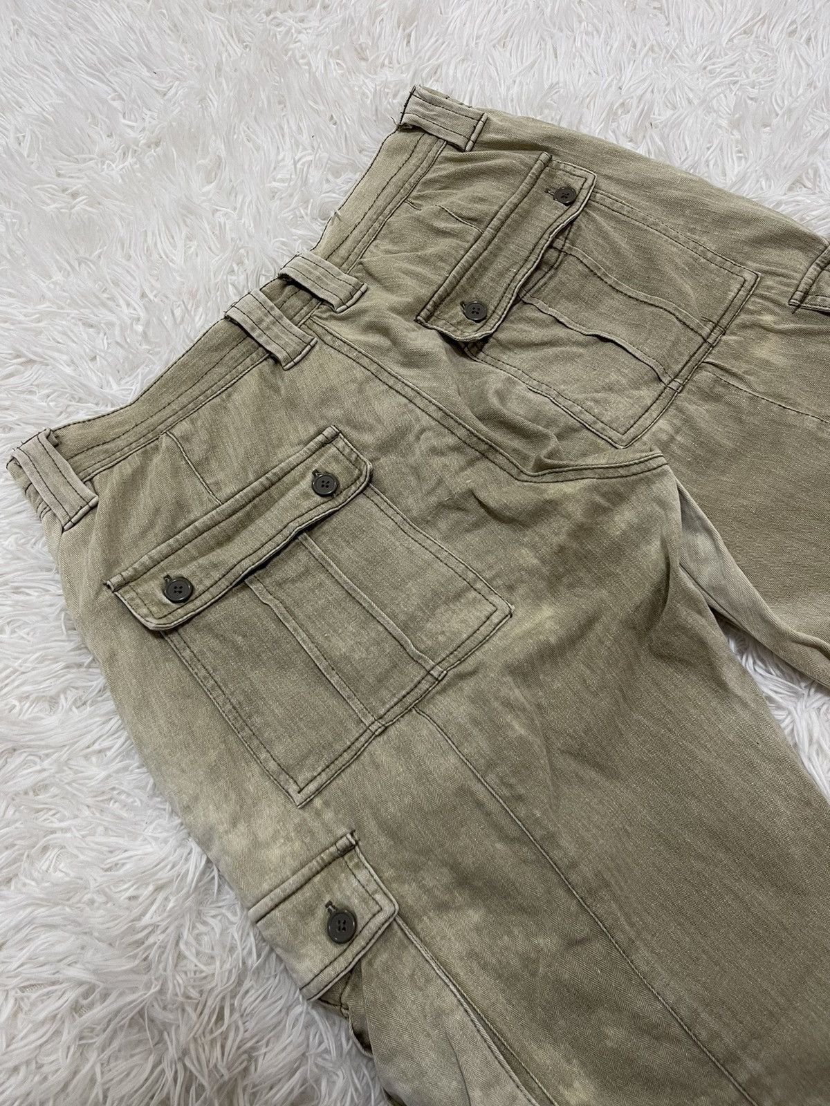 Japanese Brand × semanticdesign Distressed Semantic Design Bleached Flared Leg Pants Size US 32 / EU 48 - 11 Thumbnail