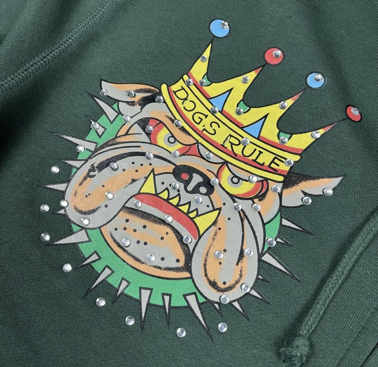 Ed Hardy Vintage Ed Hardy hoodie Dog big logo size XXL green Size US XXL / EU 58 / 5 - 10 Thumbnail
