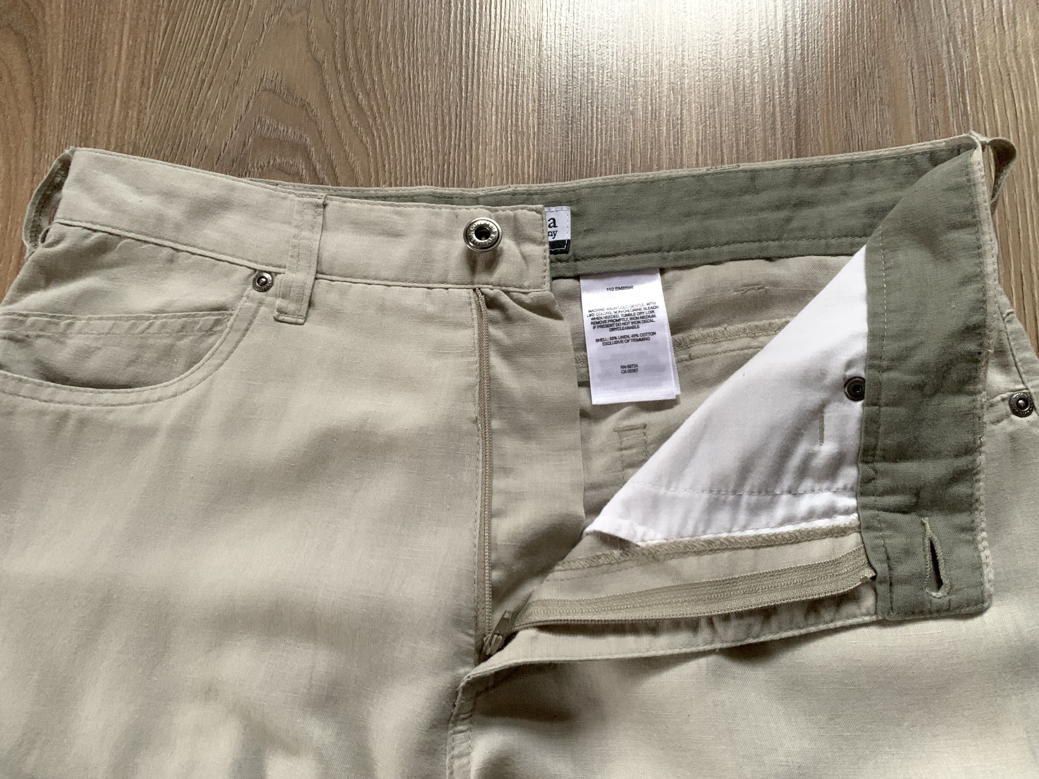 Columbia Mens Linen Outdoor Pants Trousers