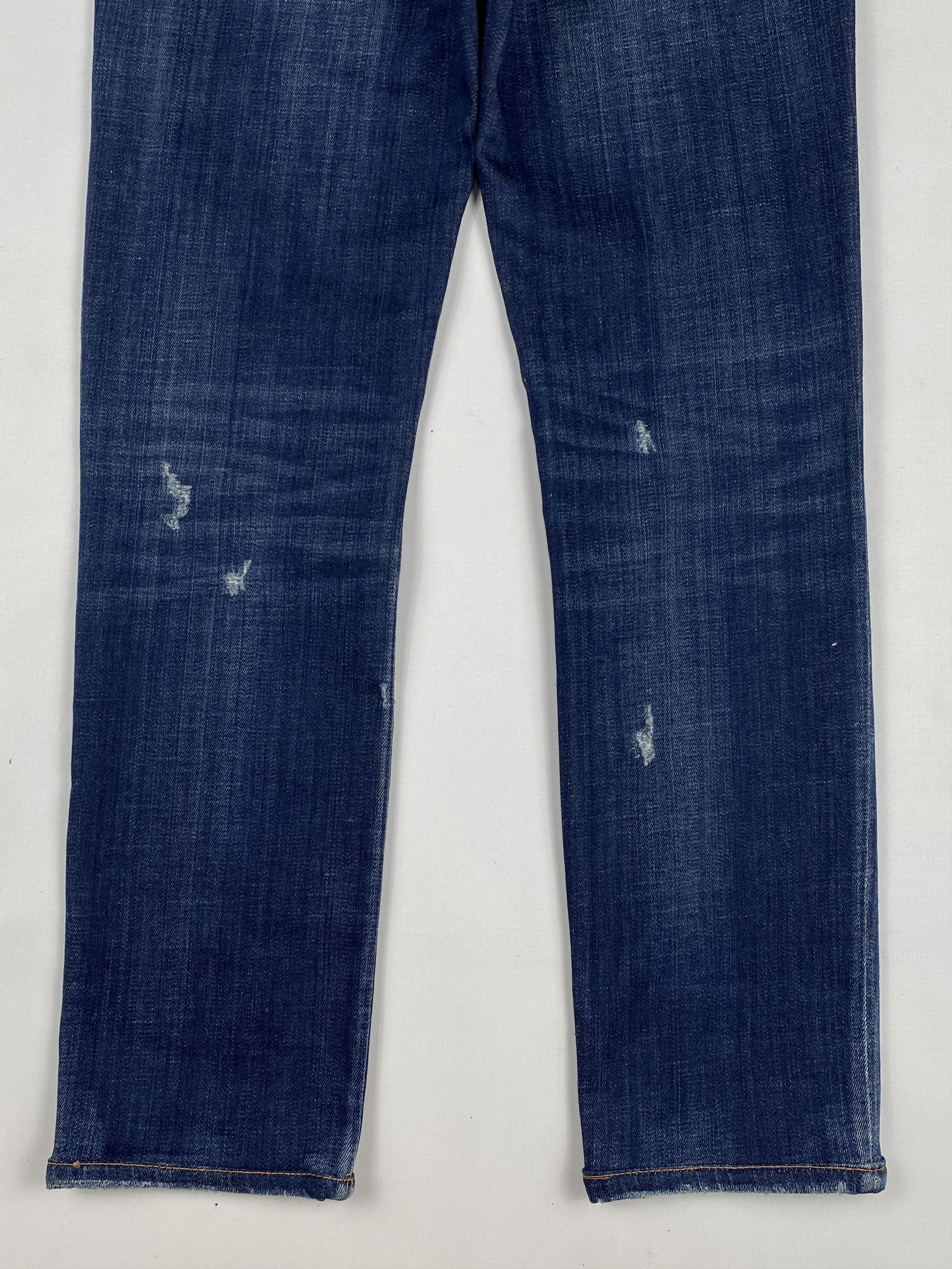 Dsquared2 Embroidered "DAN" Distressed Patch Jeans Size US 30 / EU 46 - 9 Thumbnail