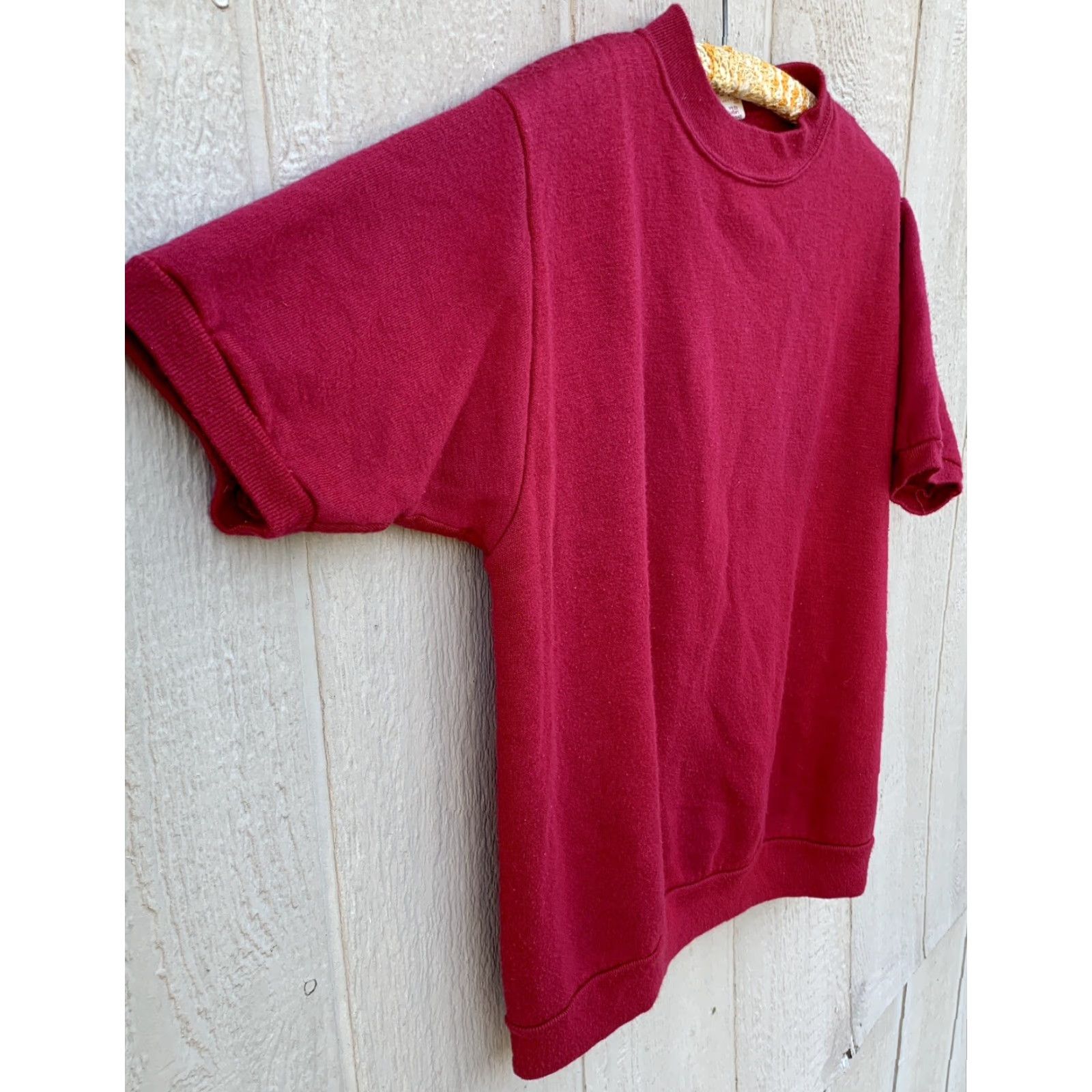 Vintage VINTAGE Towncraft Sweatshirt Short Sleeve Red L 42 44 Acrylic Fiber Pullover Men Vintage USA College Retro 50s 60s Size US L / EU 52-54 / 3 - 7 Thumbnail