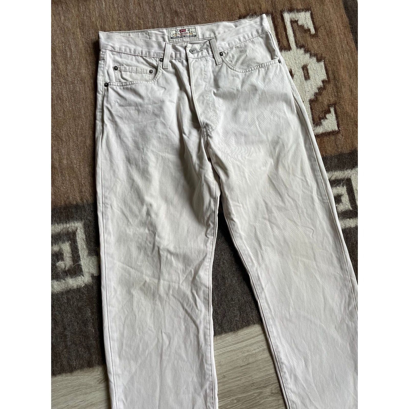 Levi's Levi's 451 Vintage 90s Black Tab Pants 6265AC Size US 33 - 3 Thumbnail