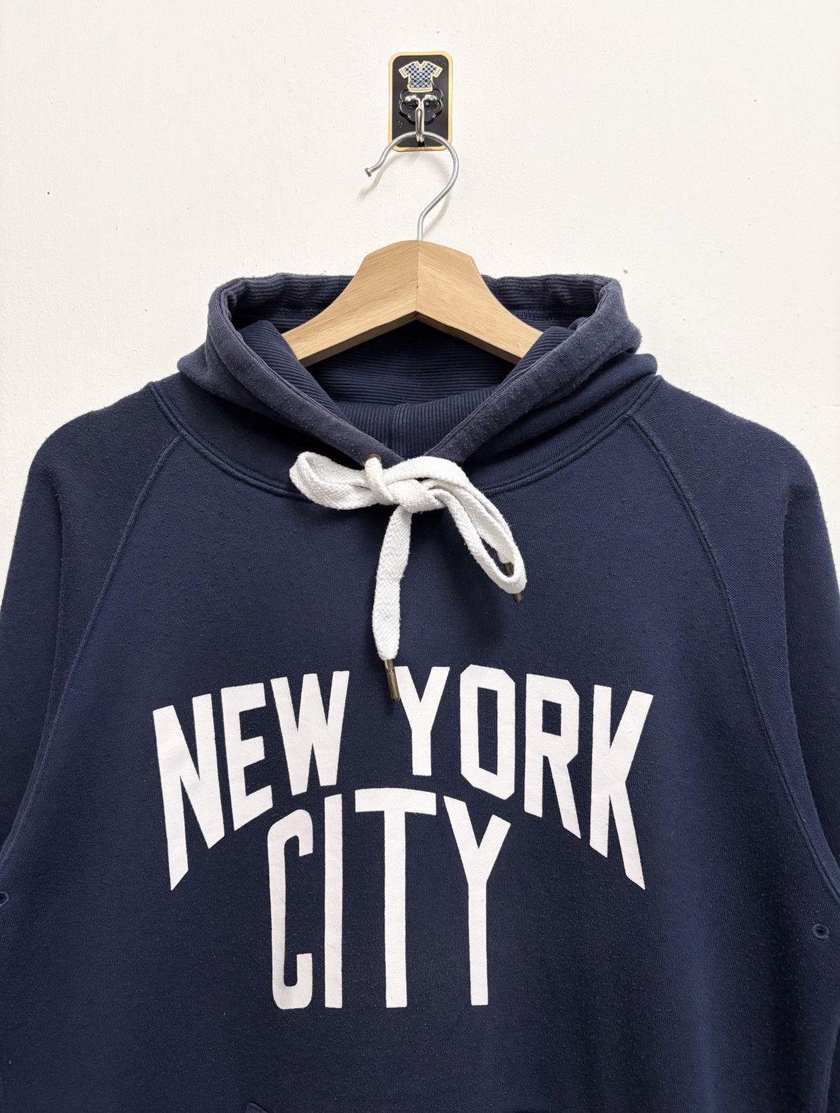 Number (N)ine 2000's Number (N)ine - New York City Navy Hoodie Size US M / EU 48-50 / 2 - 3 Thumbnail