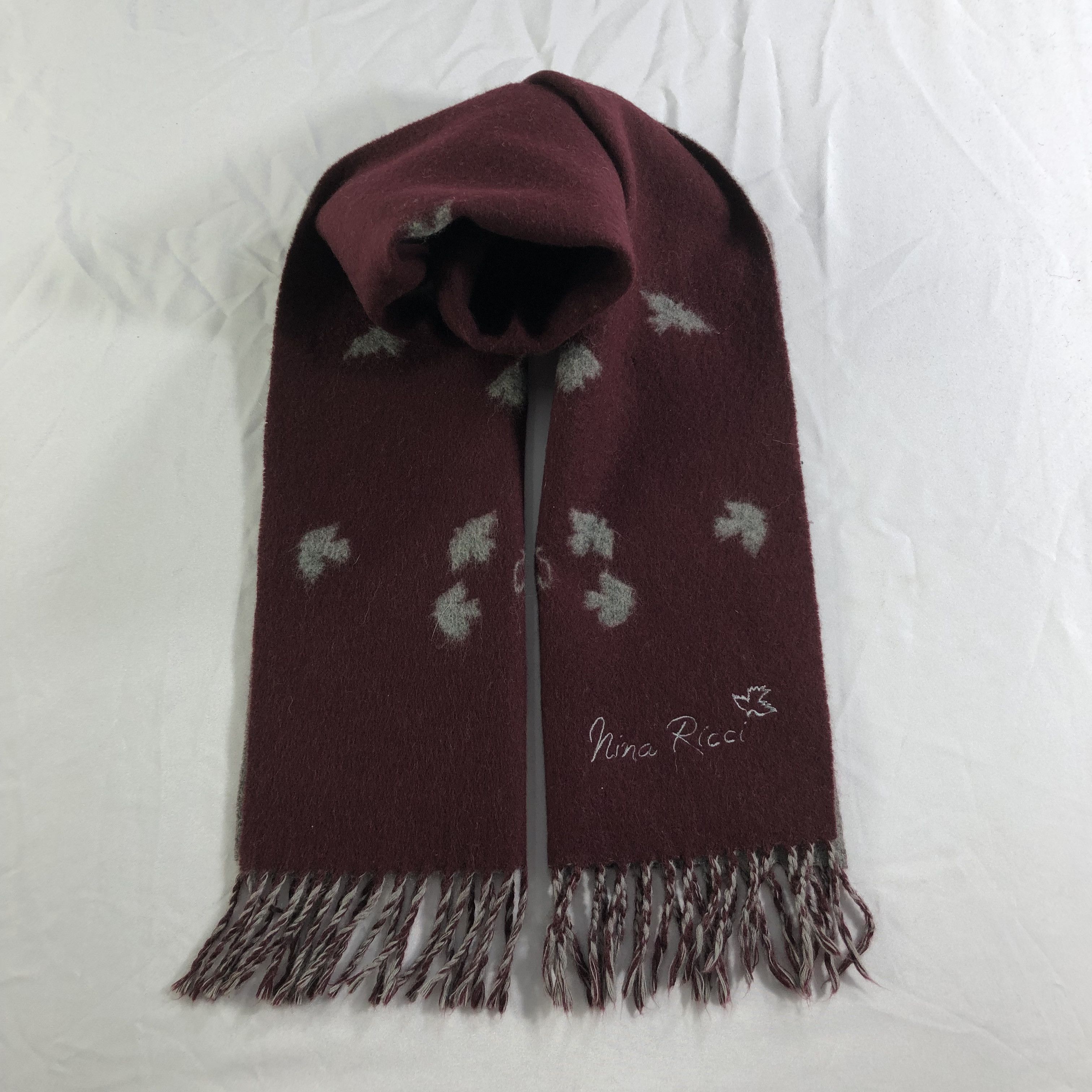 Nina Ricci Nina Ricci Wool Scarf Muffler V2287 Size ONE SIZE - 1 Thumbnail