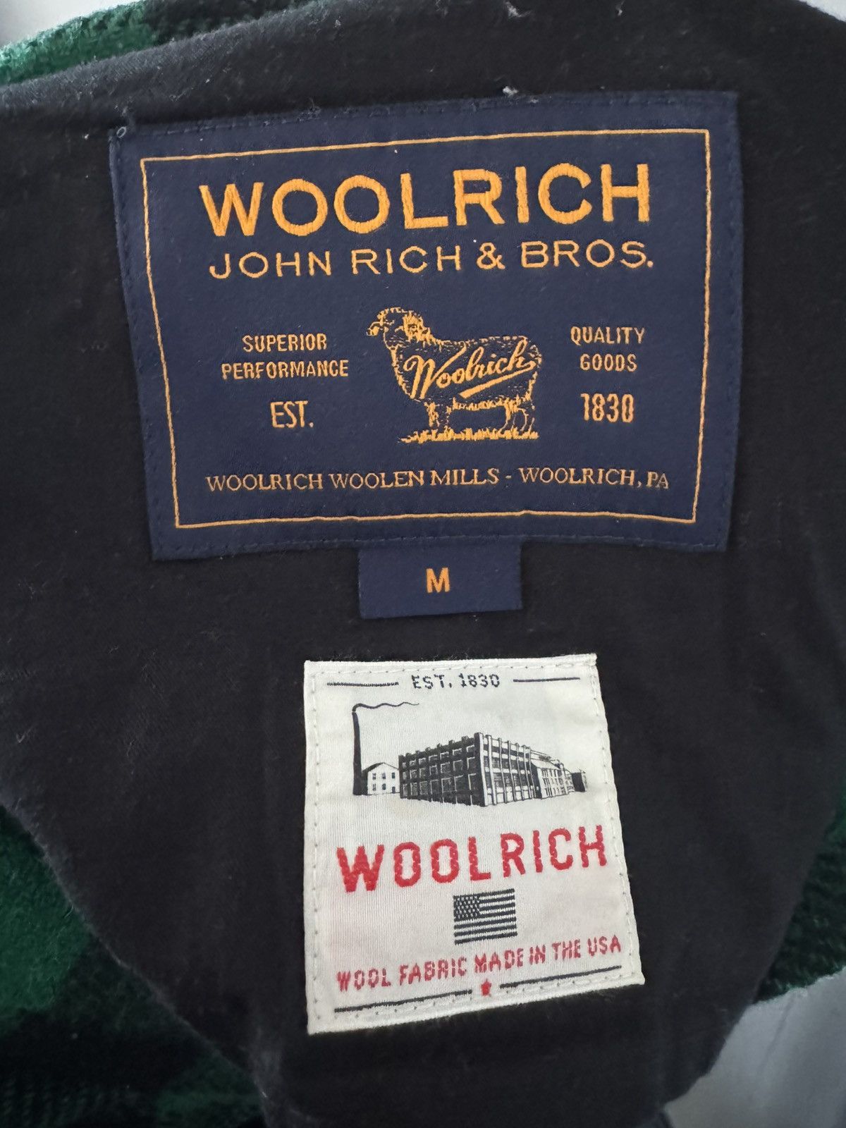 Woolrich Woolen Mills cashmere checkered bomber jacket Size US M / EU 48-50 / 2 - 3 Thumbnail