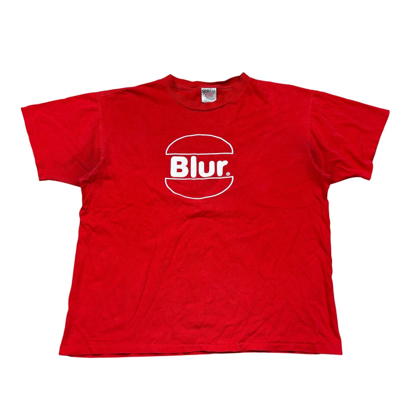 Band Tees × Vintage Vintage 90s Blur Burger King Single Stitch Band T Shirt XL Size US XL / EU 56 / 4 - 1 Thumbnail