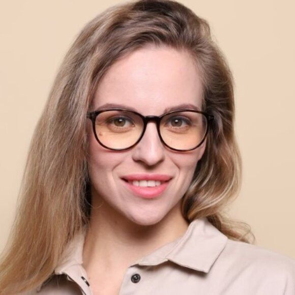 Tom Ford Tom Ford FT5810-B 072 Eyeglasses Pink 53mm Square Frame Size ONE SIZE - 3 Thumbnail