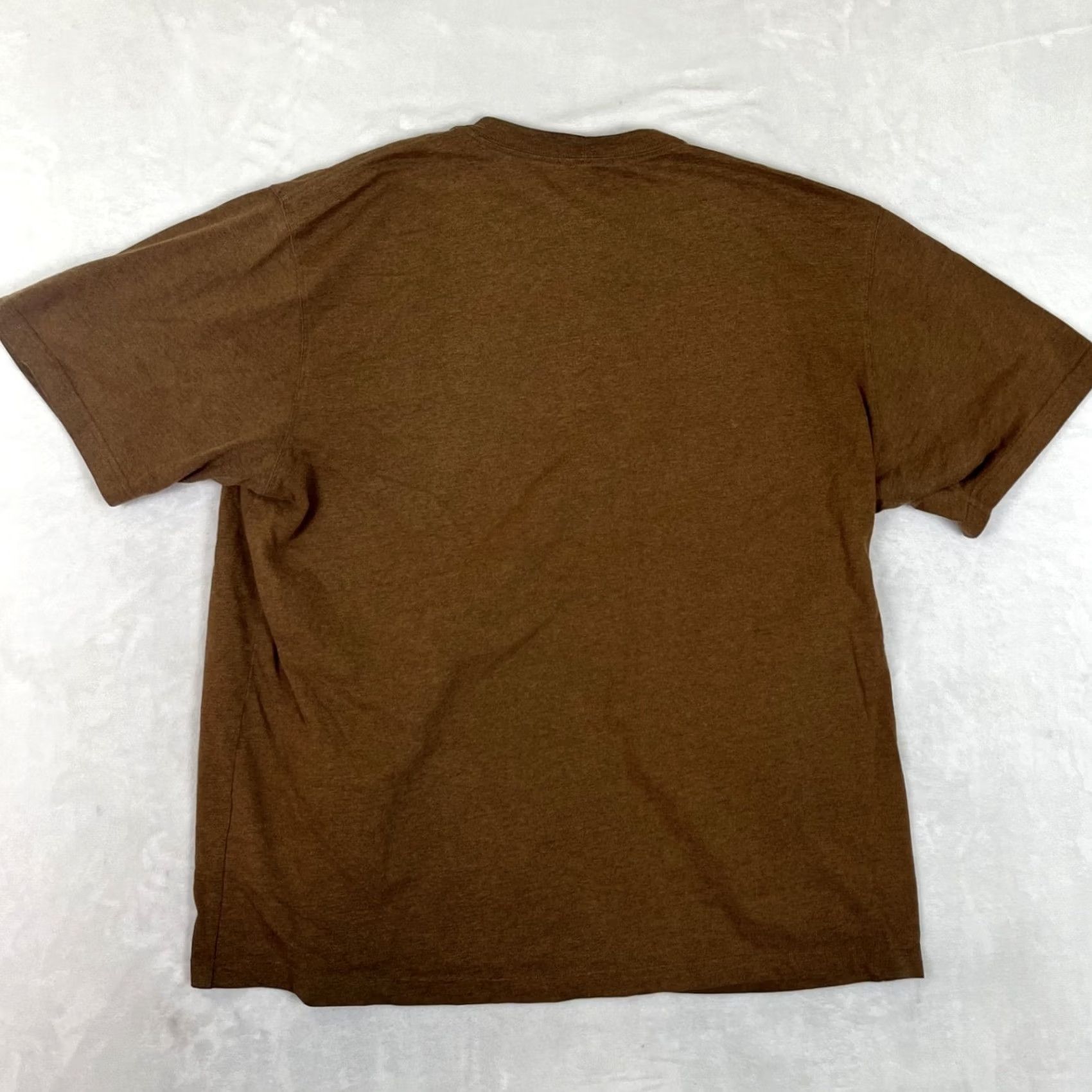 Carhartt Carhartt Shirt 2XL Brown Pocket T-Shirt Crew Neck Short Sleeve Men's K87 Vintage 90s Grunge Work Wear Size US XXL / EU 58 / 5 - 7 Thumbnail