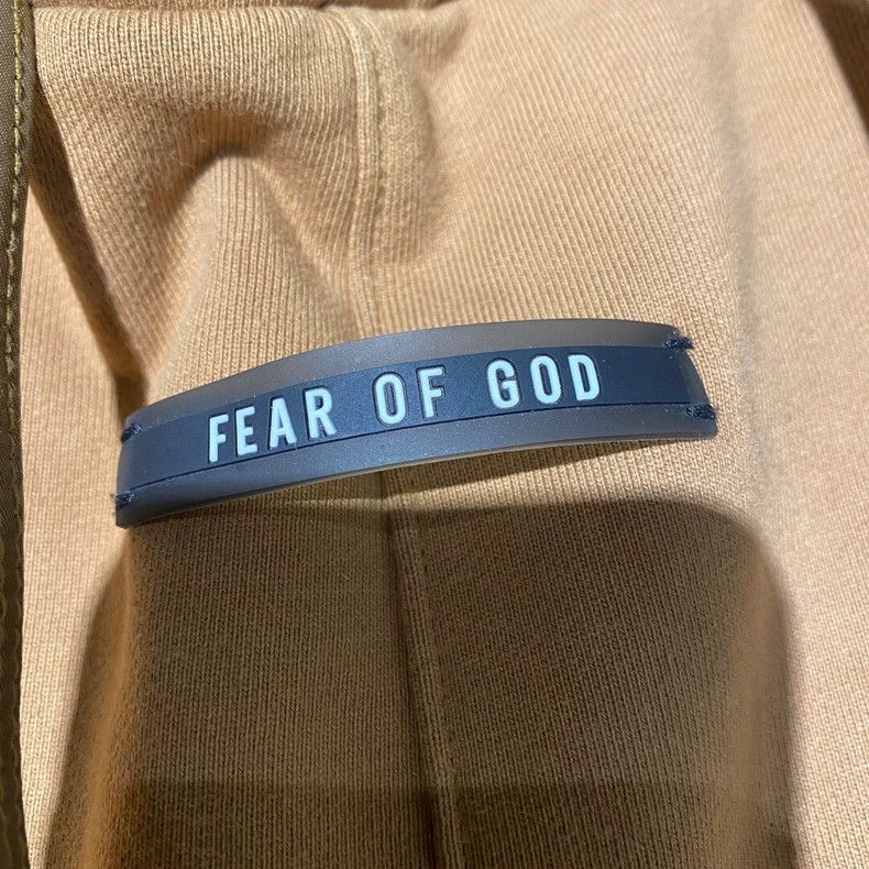 Fear of God Fear of God Khaki streamer sweatpants Size US 30 / EU 46 - 3 Thumbnail