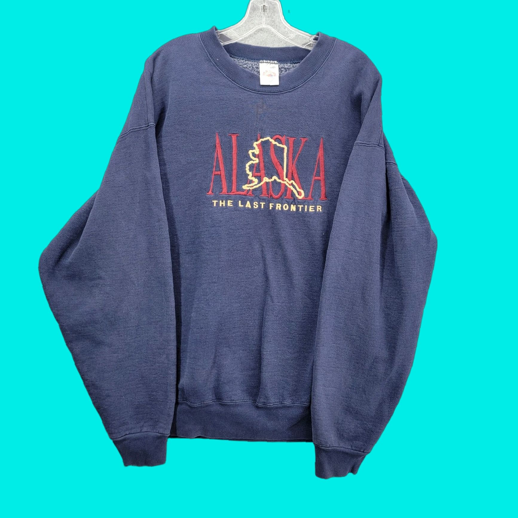 Fruit Of The Loom VINTAGE Alaska Sweatshirt Adult XL Fruit of the Loom the Last Frontier Pullover Size US XL / EU 56 / 4 - 1 Thumbnail