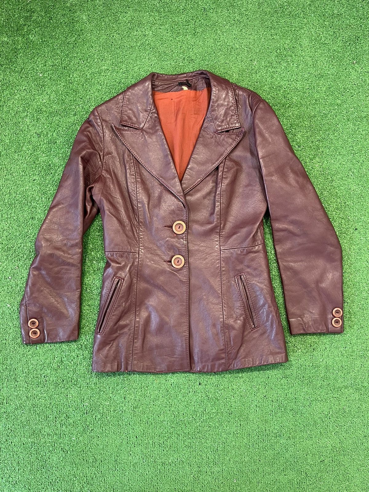 Vintage Real Leather Jacket Vintage Women Grailed