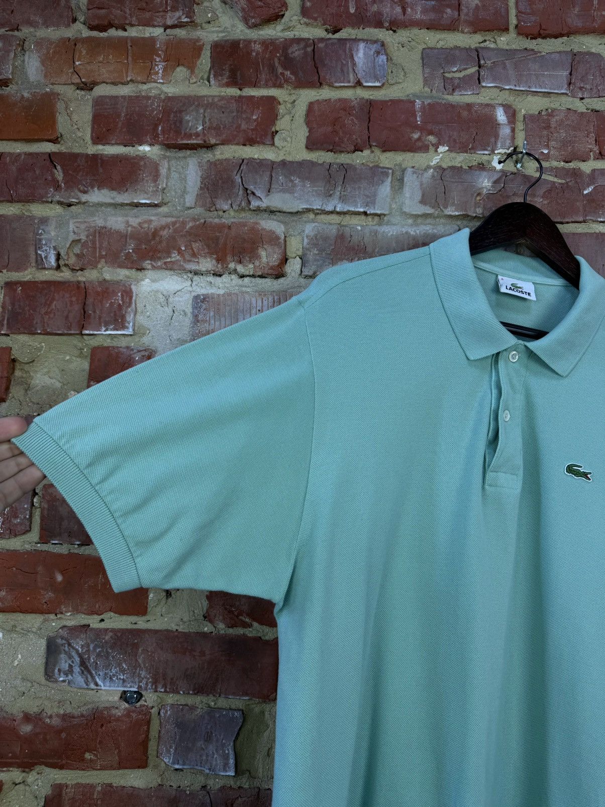 Lacoste LACOSTE Mint Color Short Sleeve Polo Shirt Size US XL / EU 56 / 4 - 6 Thumbnail